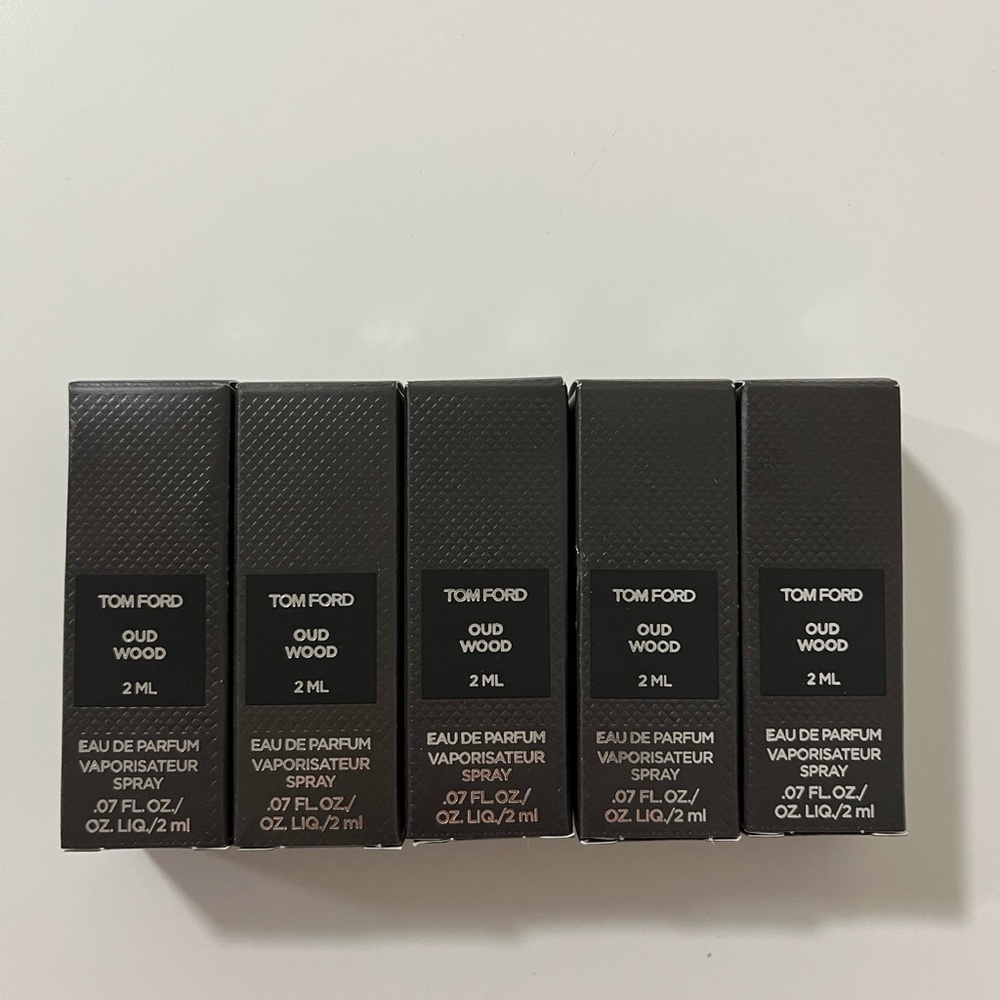 5 X TOM FORD oud wood sample